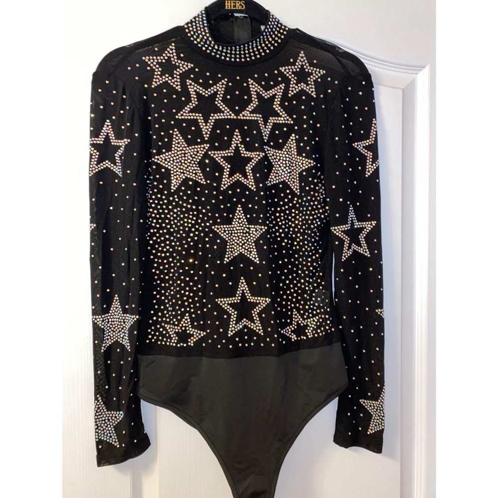 Rhinestone Star Bodysuit